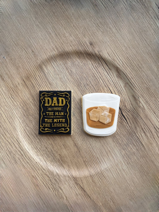 Dad Whiskey Label