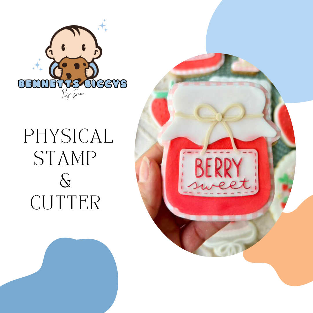 Berry Sweet Jam Stamp and Cutter