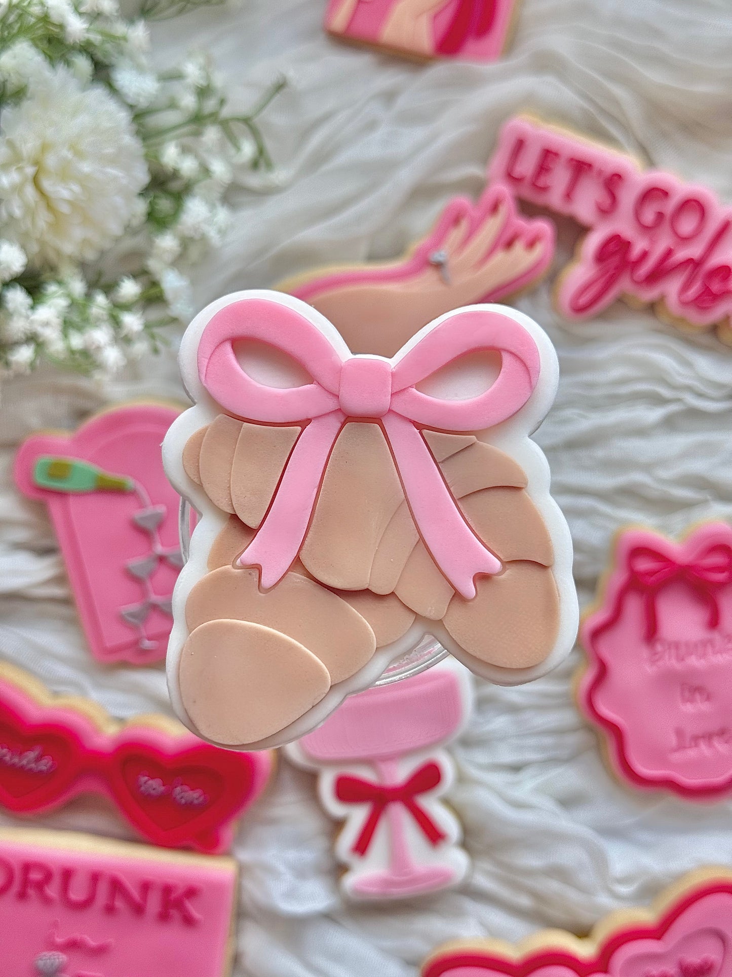 Croissants with Bow Stamp and Cutter