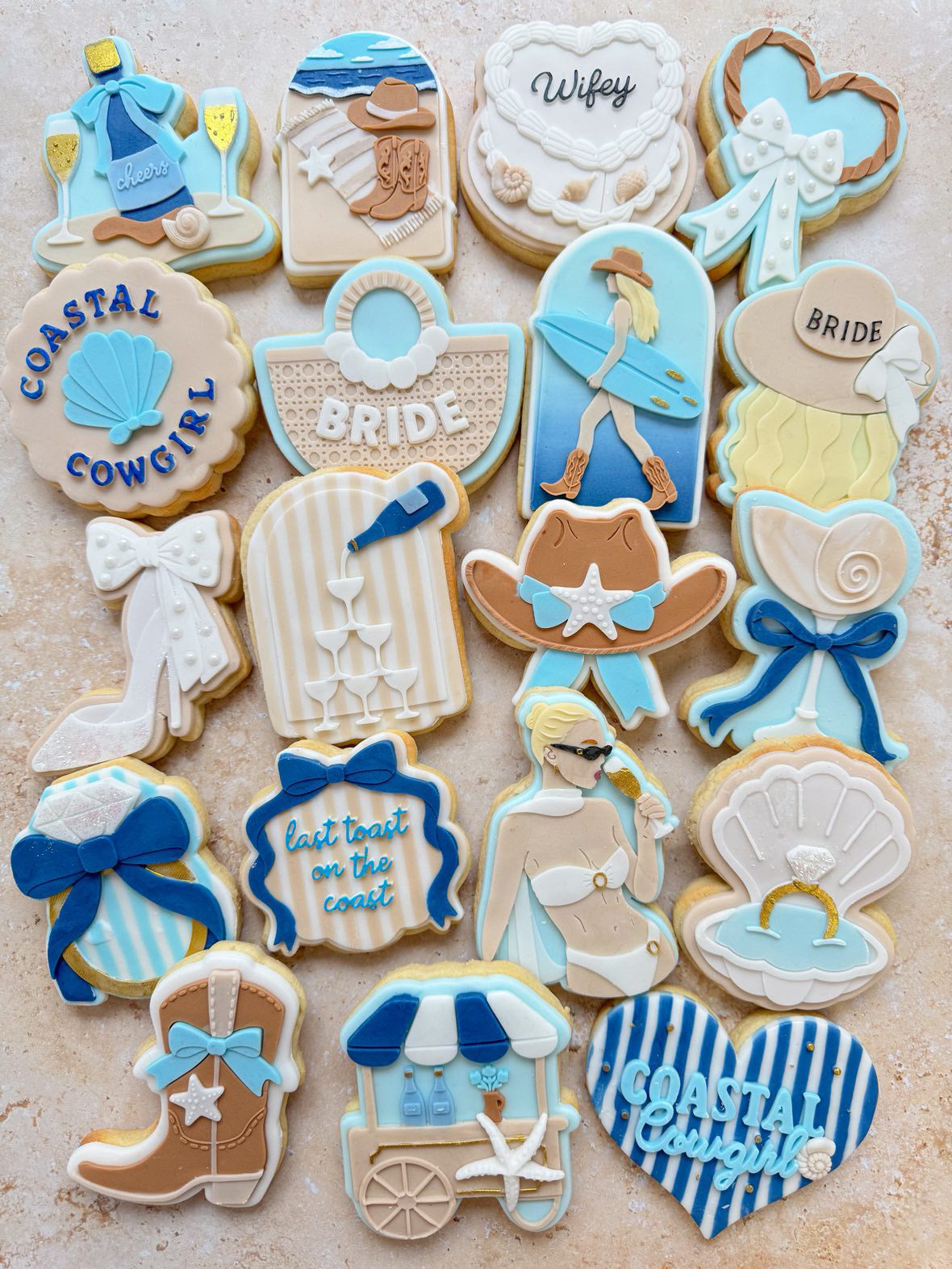 Champagne Tower Stamp and Cutter