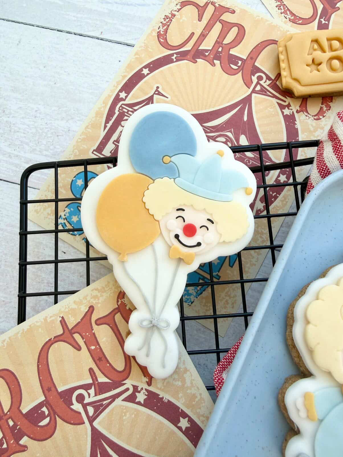 Clown Balloons Stamp & Cutter