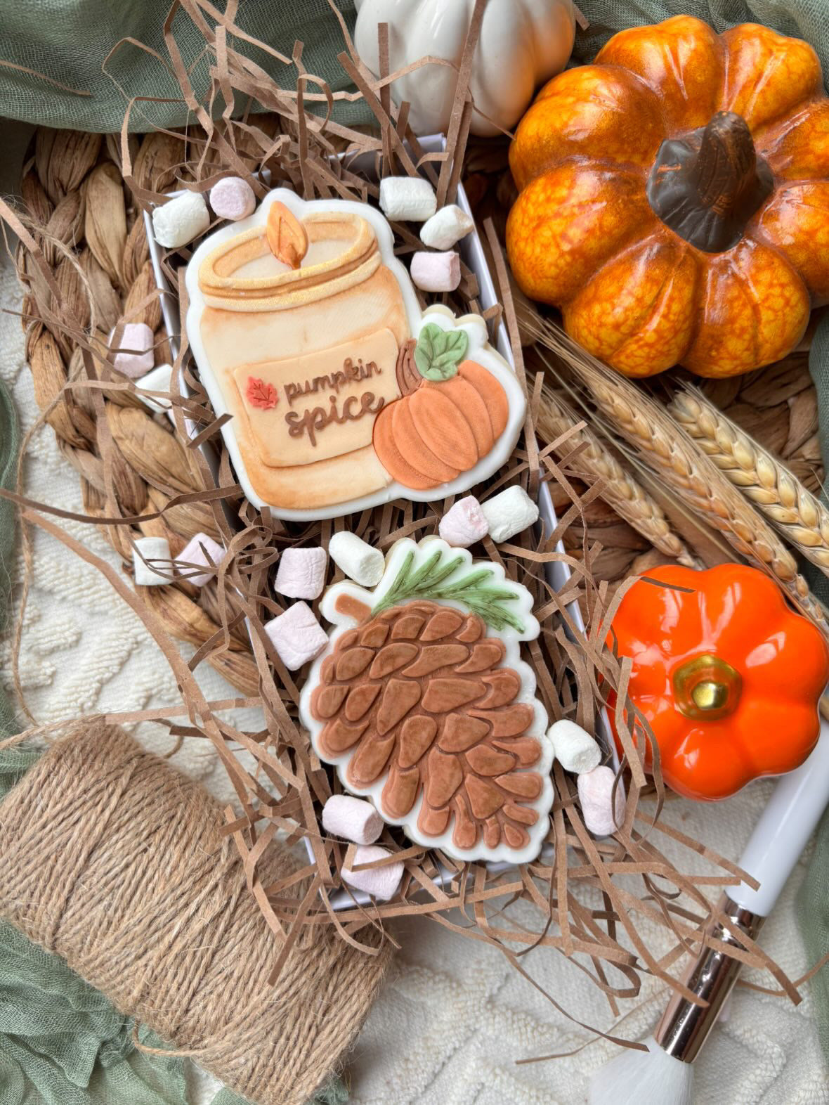 Pumpkin Spice Candle Stamp and Cutter