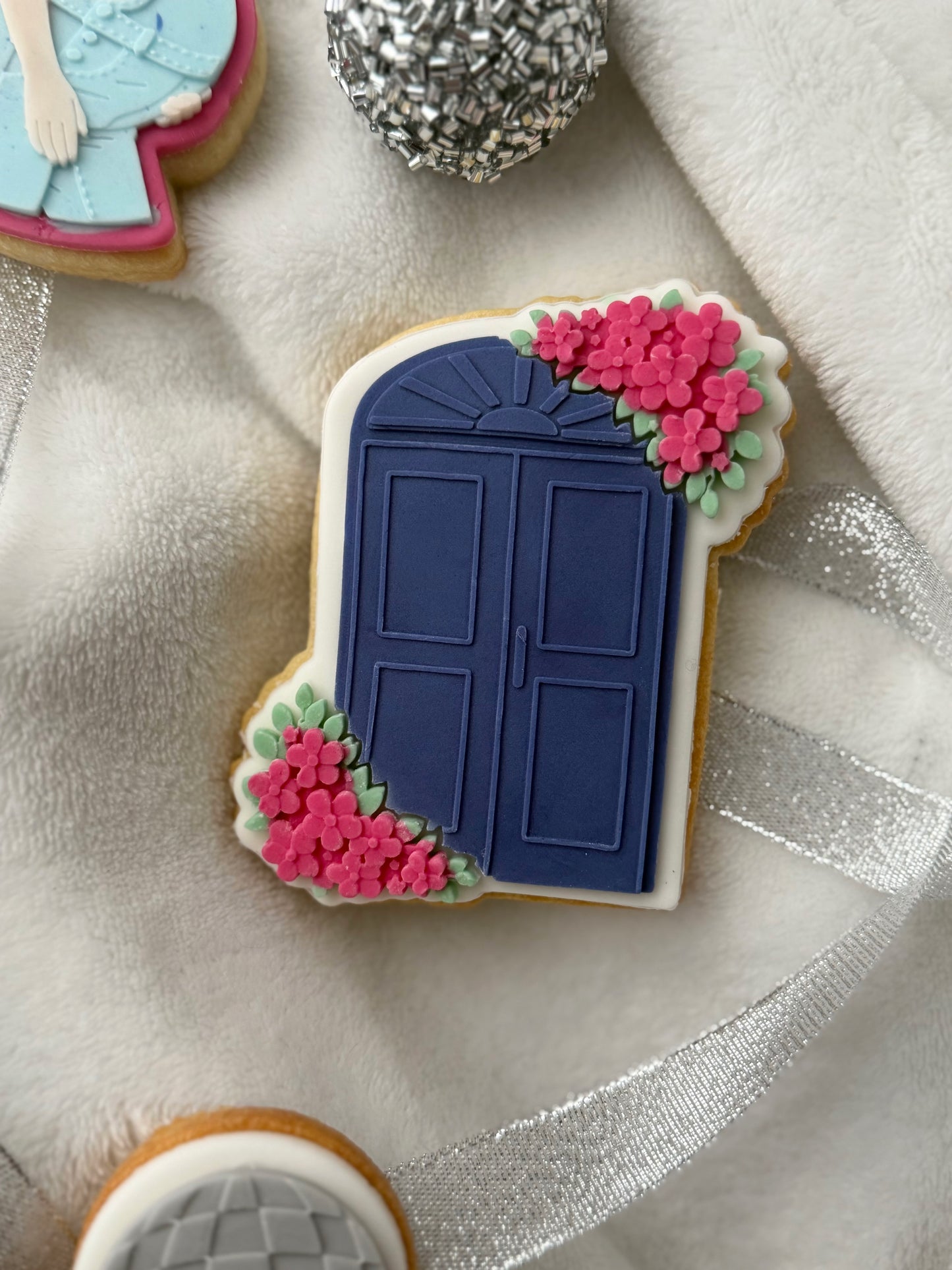 Greek Floral Door