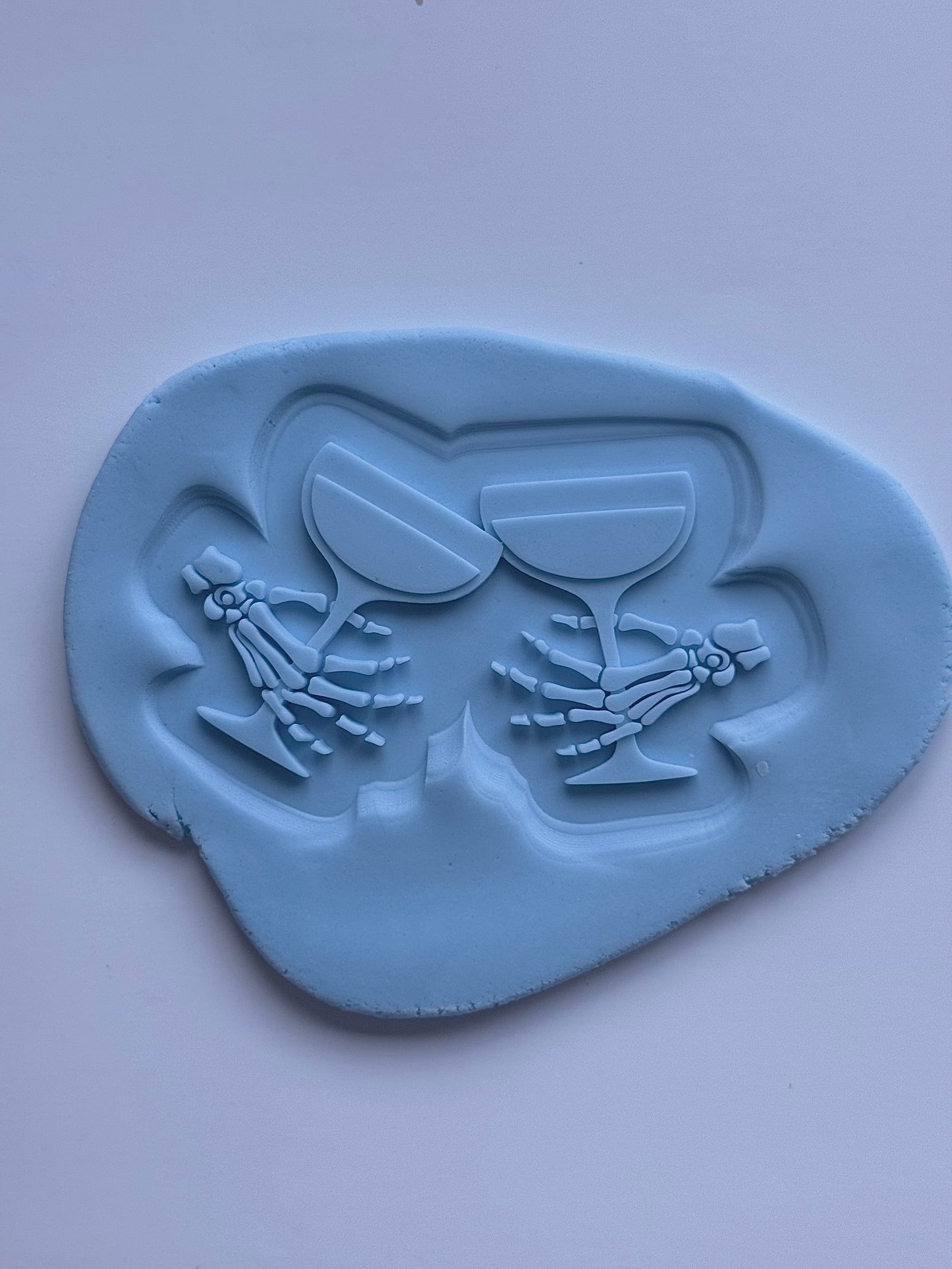 Skeleton Hands Clinking