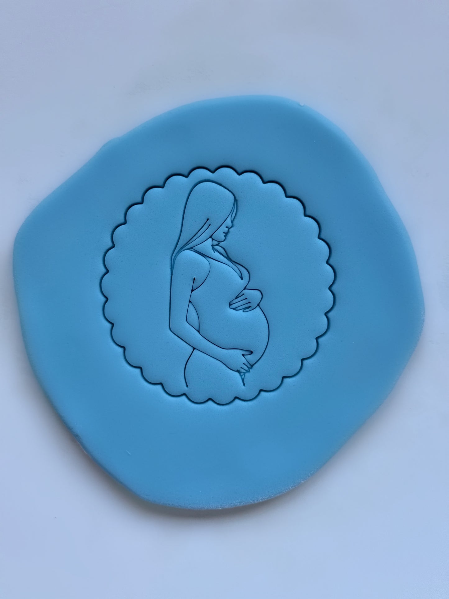 Pregnant Lady Stamp