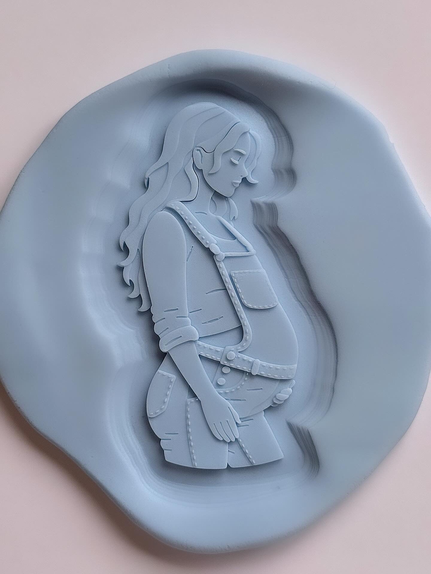 Pregnant Lady Dungarees