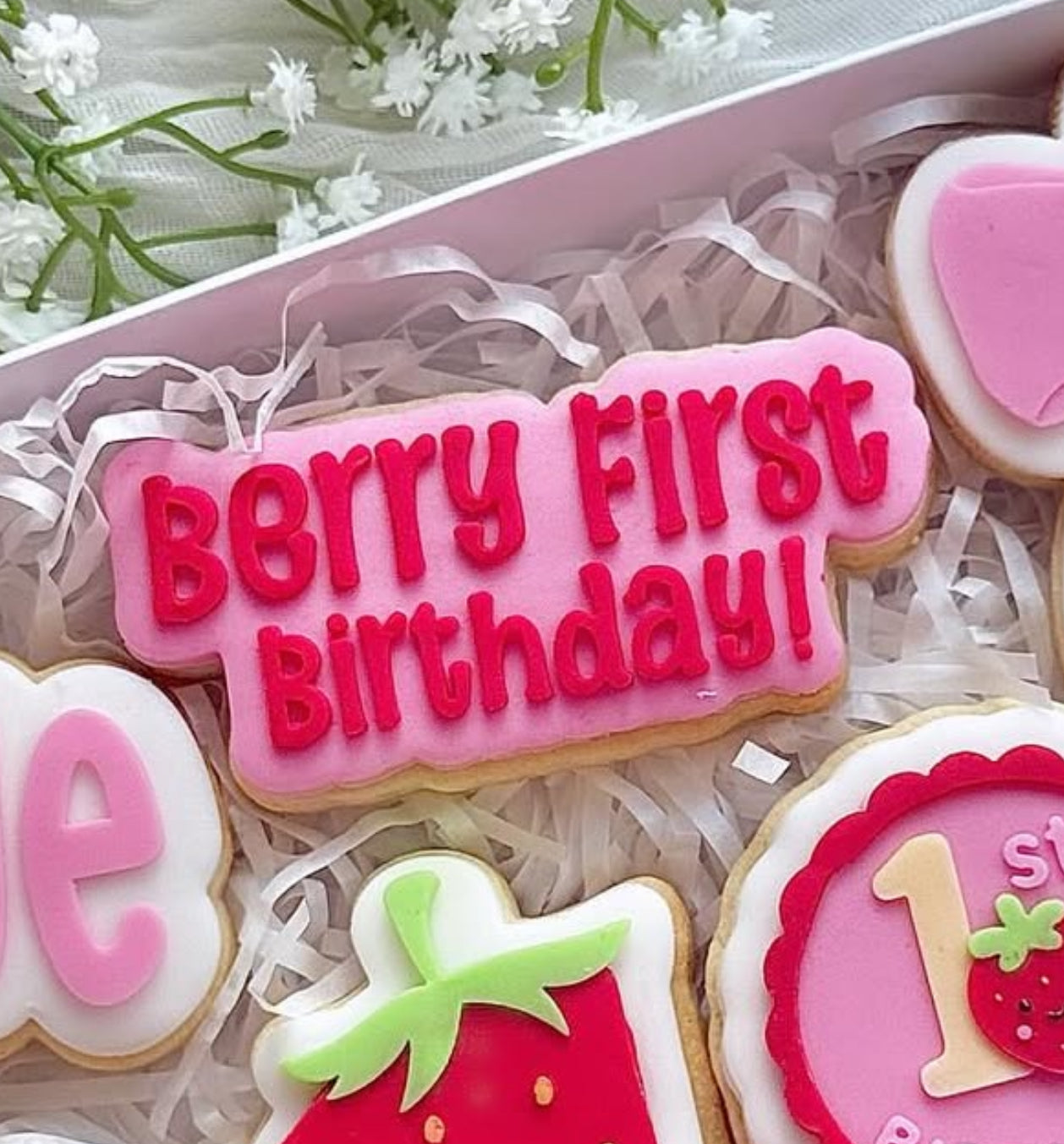 Berry First Birthday Stamp and Cutter