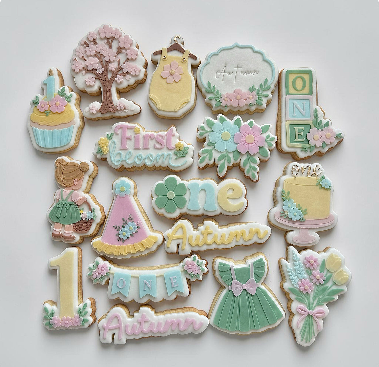 Floral One Bunting