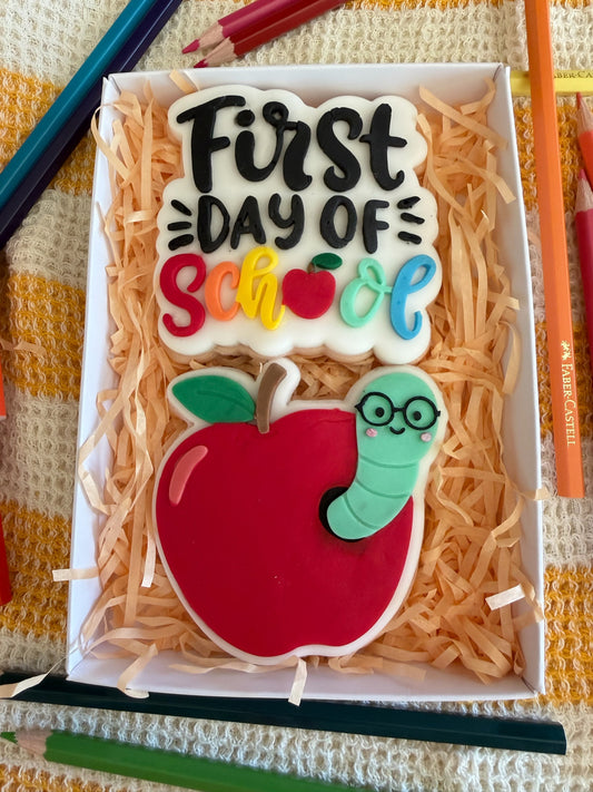 First Day Of School Stamp and Cutter