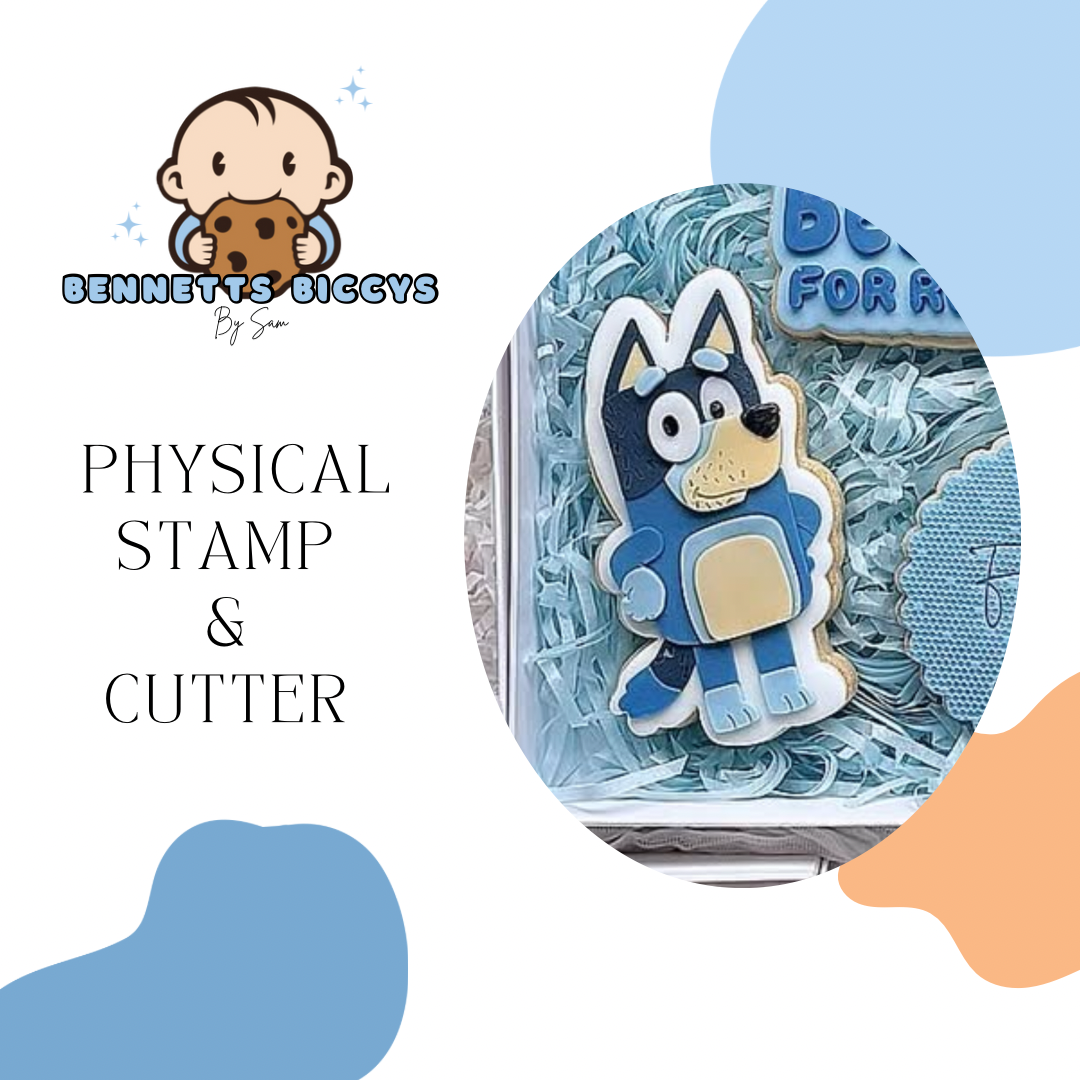 Blue Dog Dad Stamp and Cutter