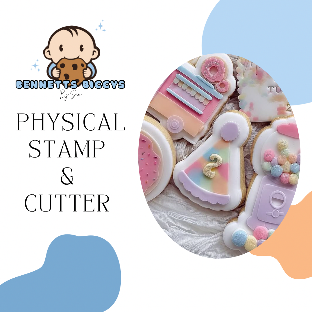 Blank Party Hat Stamp and Cutter