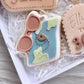 Map & Sun Glasses Stamp and Cutter