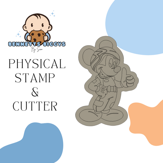 Racing Mouse Stamp and Cutter
