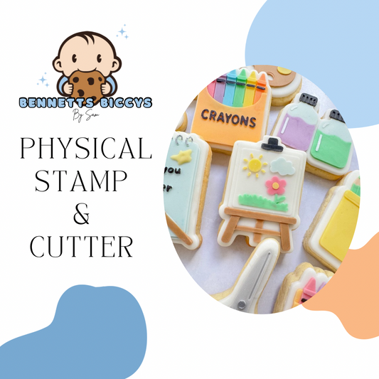 Easel Painting Stamp and Cutter