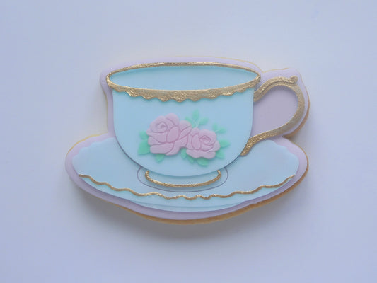 Floral Tea Cup & Saucer