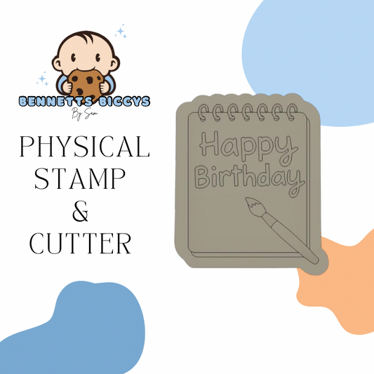 Note Pad Stamp and Cutter