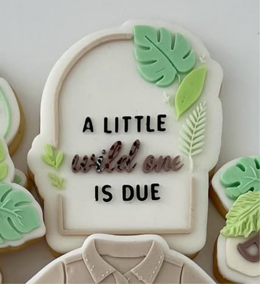 Little Wild One Stamp and Cutter