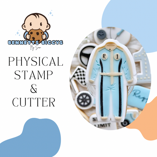 (Blank) Racing Suit Stamp & Cutter