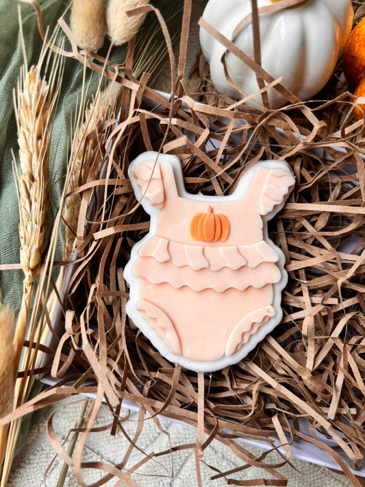 Pumpkin Frilly Romper