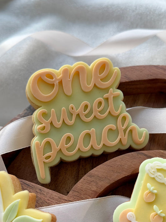 One Sweet Peach Stamp and Cutter