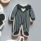Stripe Skeleton Romper