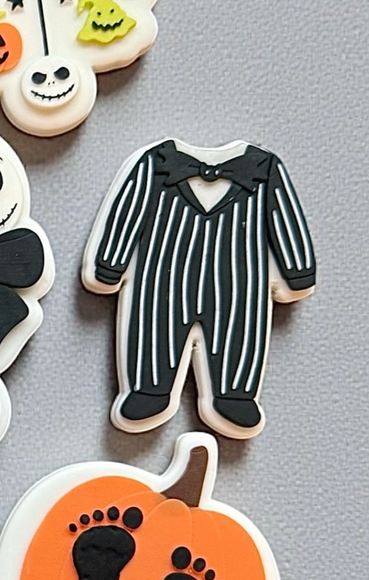 Stripe Skeleton Romper