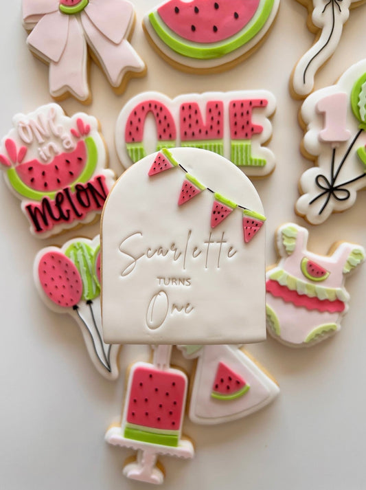 Melon Garland Stamp and Cutter