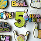 Bowling Five Balloons