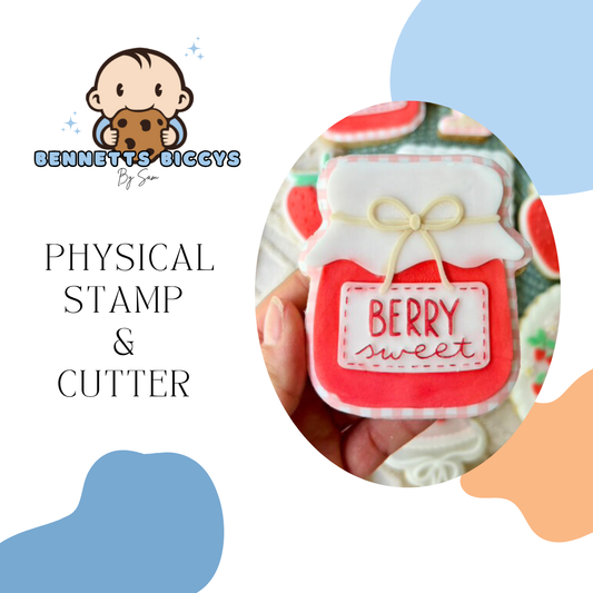 Berry Sweet Jam Stamp and Cutter