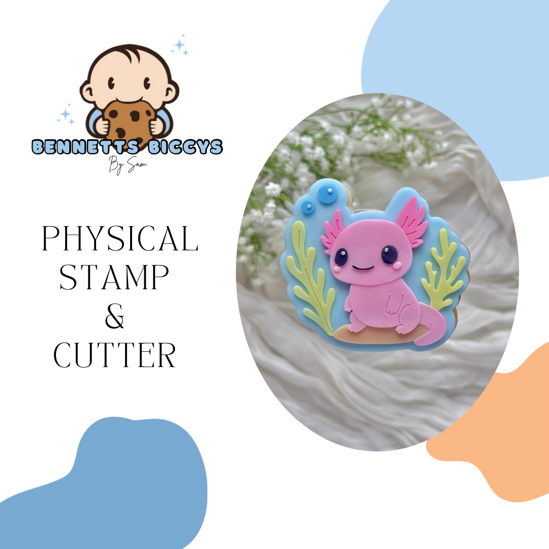 Axolotl Stamp and Cutter