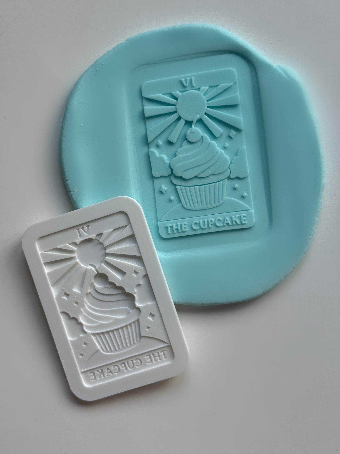 Cupcake Tarot Card Stamp and Cutter