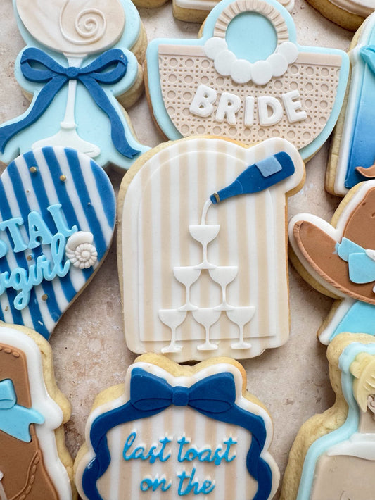 Champagne Tower Stamp and Cutter