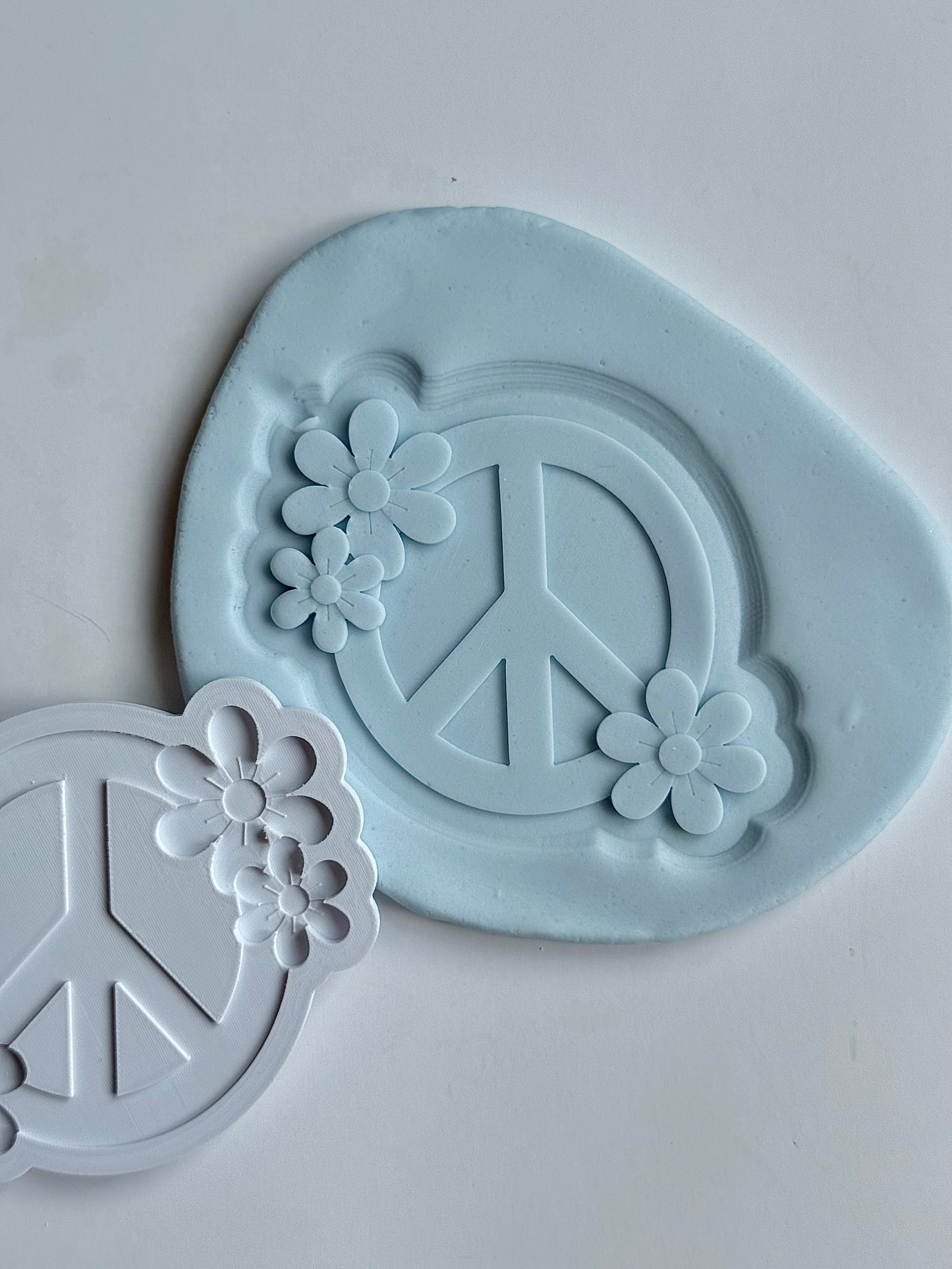 Peace Sign with Flowers