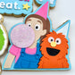 Ms R & Orange Puppet