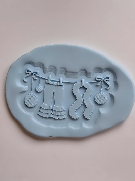 80s Baby Washing Line