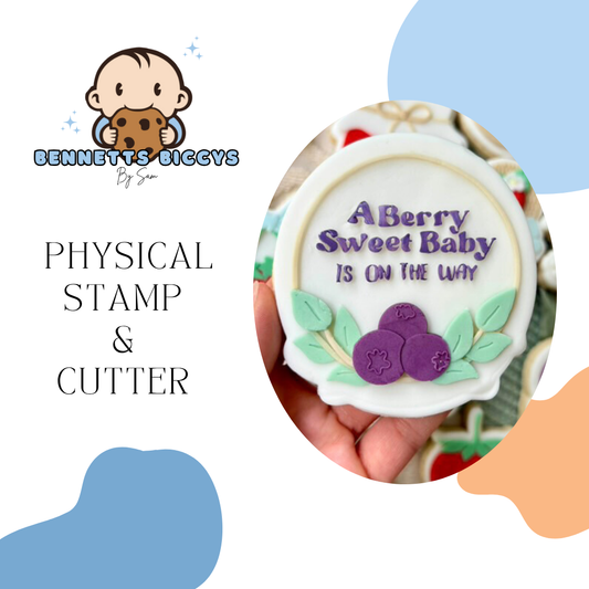 Berry Sweet Baby Stamp and Cutter