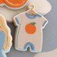 Orange Baby Romper