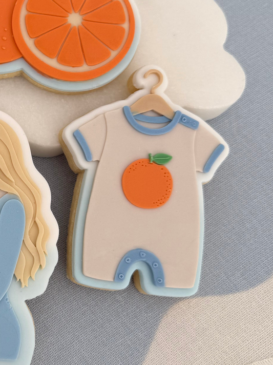 Orange Baby Romper