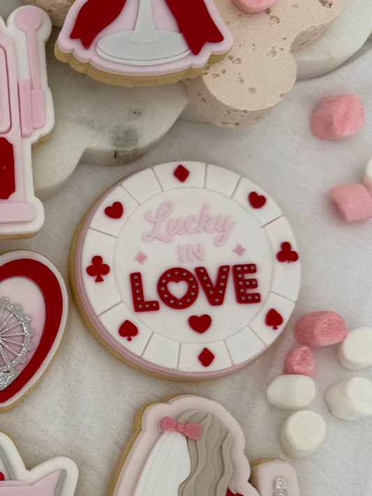 Lucky in Love Poker Chip