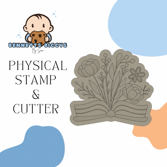Floral Book Stamp and Cutter