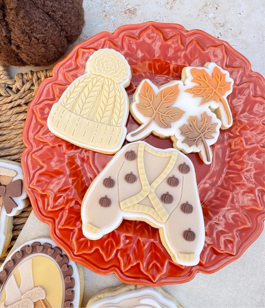 Pumpkin Cardigan Stamp and Cutter