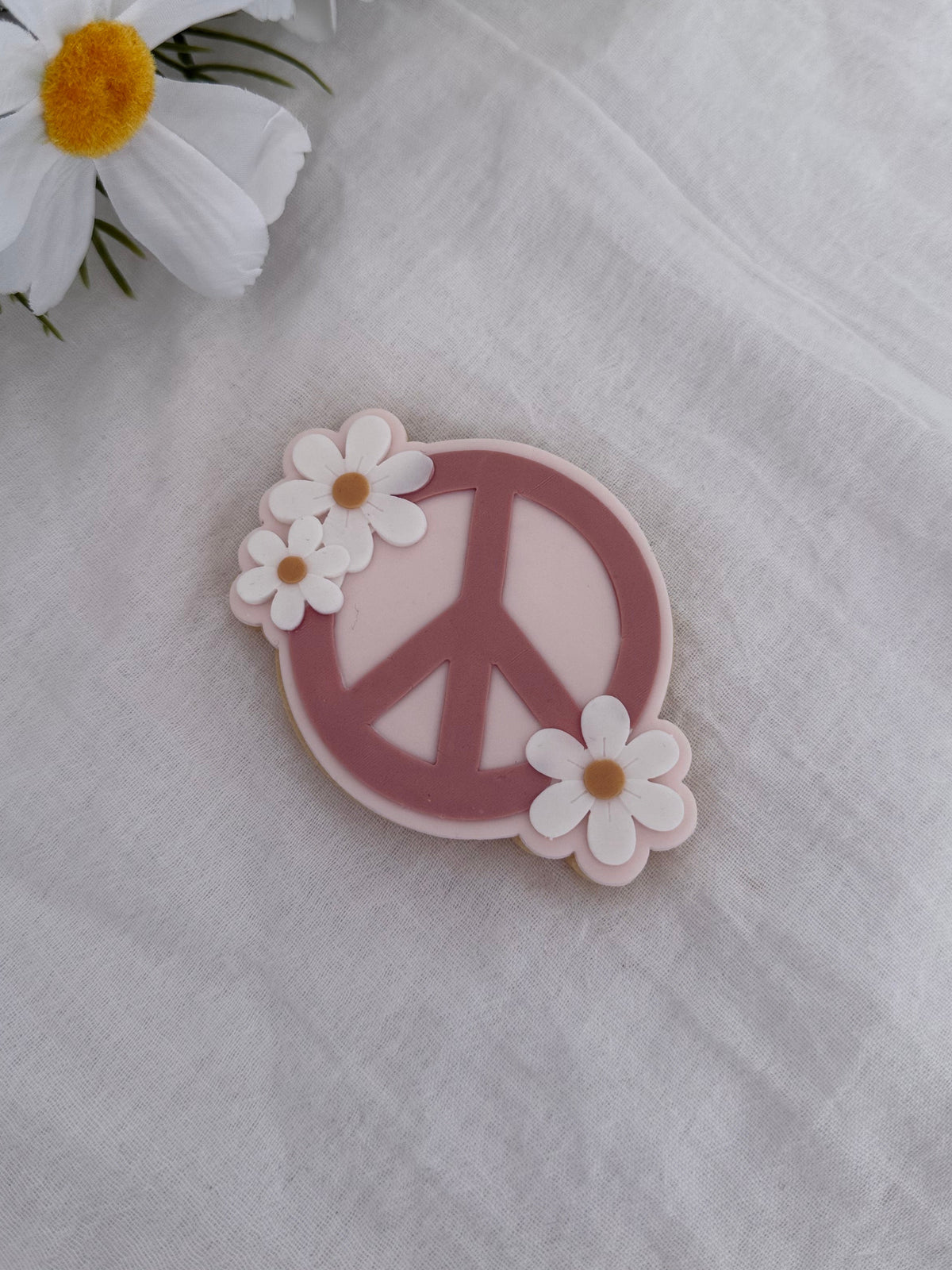 Peace Sign with Flowers