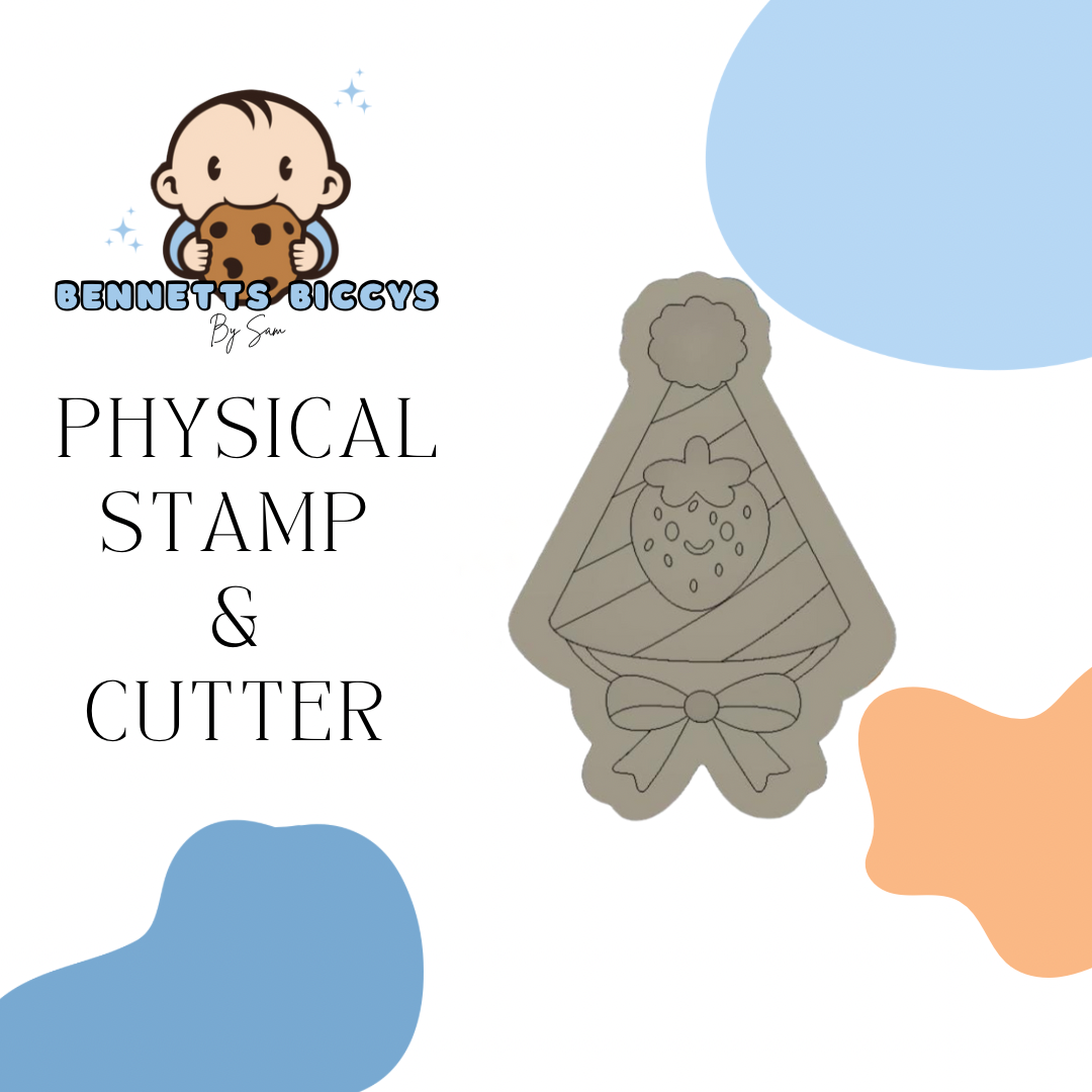 Strawberry Hat Stamp and Cutter