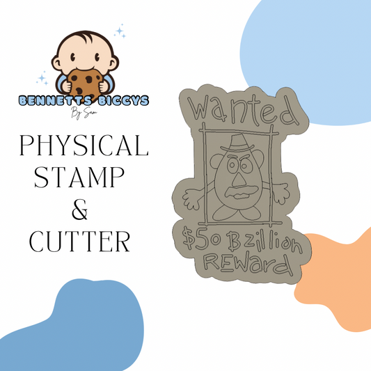 Wanted Drawing Stamp and Cutter