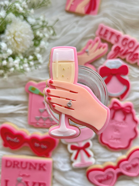 Champagne Stamp and Cutter
