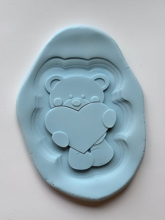 Bear Holding Heart