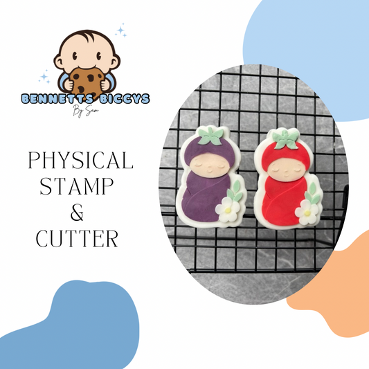 Berry Baby Swaddle Stamp and Cutter