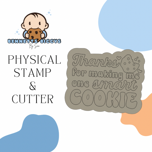 One Smart Cookie Stamp and Cutter