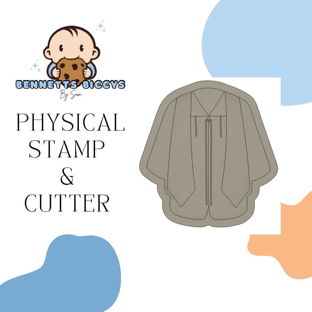 Graduation Robe Stamp and Cutter