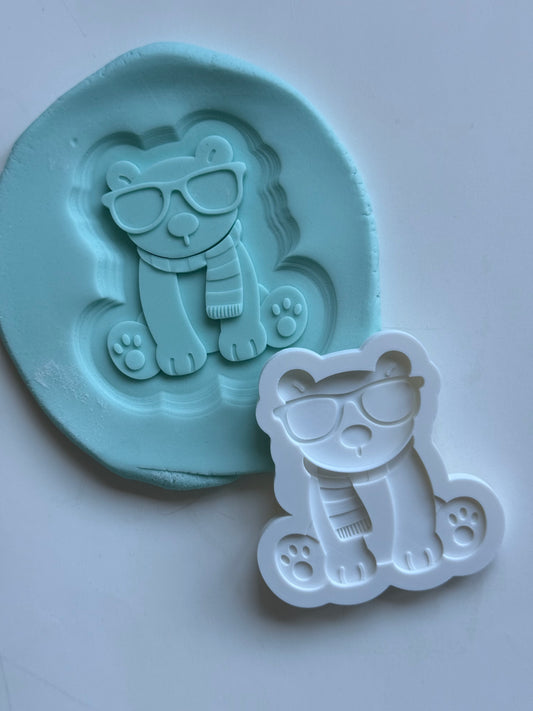 Polar Bear in Glasses